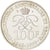 Coin, Monaco, Rainier III, 100 Francs, 1999, Paris, MS(63), Silver, KM:175