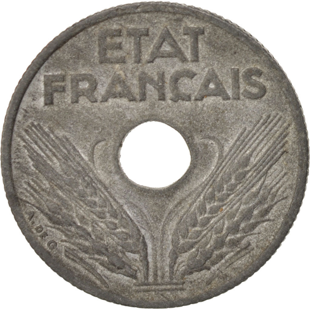 Monnaie, France, État français, 10 Centimes, 1944, SUP, Zinc, KM:903