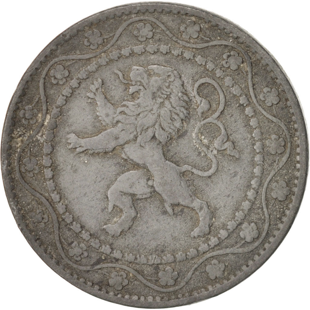 Coin, Belgium, 25 Centimes, 1917, VF(30-35), Zinc, KM:82
