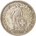 Switzerland, 2 Francs, 1921, Bern, VF(30-35), Silver, KM:21