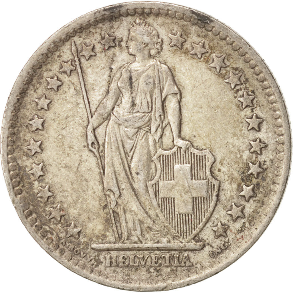 Switzerland, 2 Francs, 1946, Bern, EF(40-45), Silver, KM:21
