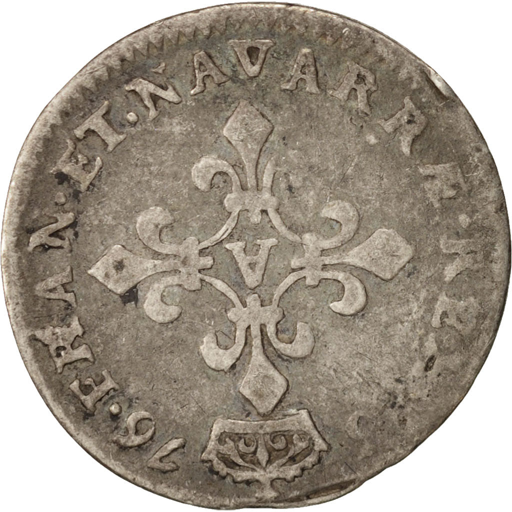 Monnaie, France, Louis XIV, 4 Sols dits « des Traitants », 4 Sols, 1676