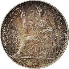 INDOCINA FRANCESE, 10 Cents, 1929, Paris, BB, Argento, KM:16.1, Lecompte:169