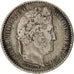 Francia, Louis-Philippe, 25 Centimes, 1847, Paris, MB, Argento, KM:755.1, Gad...
