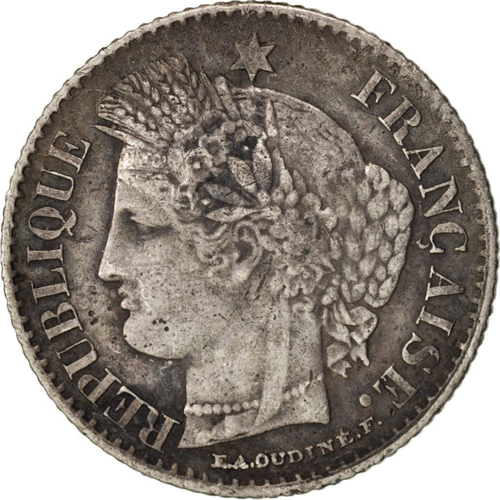 Coin, France, Cérès, 20 Centimes, 1850, Paris, VF(30-35), Silver, KM:758.1