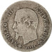 France, Napoleon III, Napoléon III, 20 Centimes, 1860, Strasbourg, F(12-15)