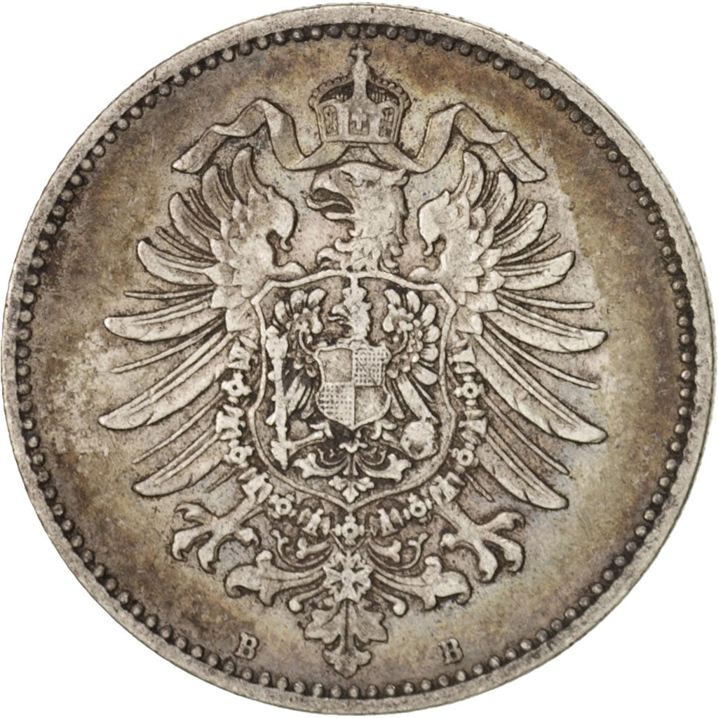GERMANY - EMPIRE, Wilhelm I, Mark, 1875, Vienne, EF(40-45), Silver, KM:7