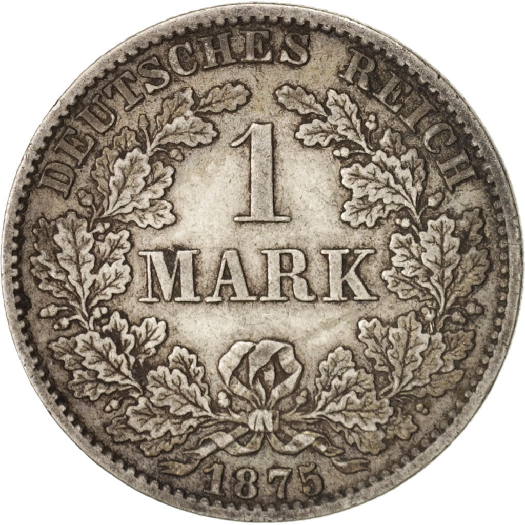 GERMANY - EMPIRE, Wilhelm I, Mark, 1875, Vienne, EF(40-45), Silver, KM:7