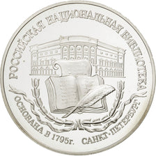 Coin, Russia, 3 Roubles, 1995, Leningrad, MS(65-70), Silver, KM:463