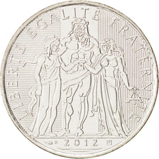 Moneta, Francja, 10 Euro, 2012, Paris, MS(64), Srebro, KM:2073