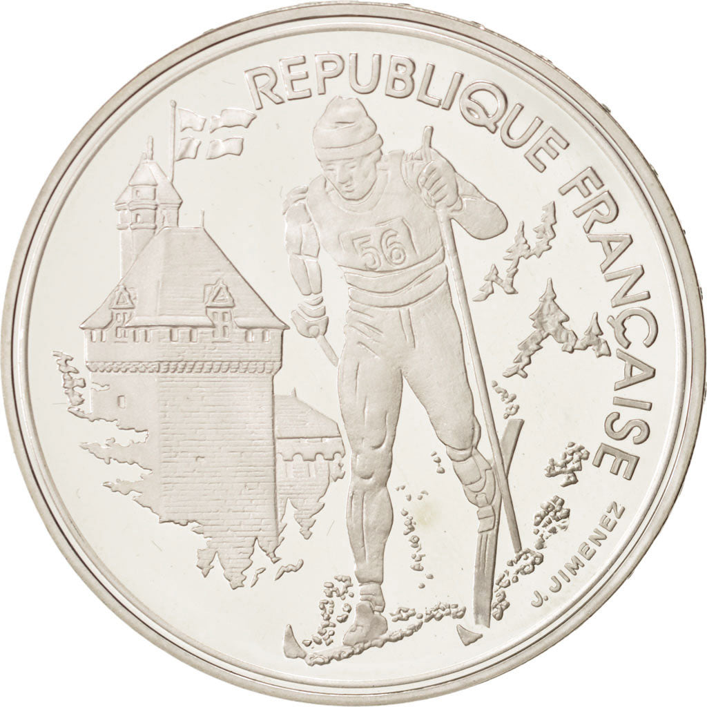 Coin, France, 100 Francs, 1991, Paris, MS(65-70), Silver, KM:994, Gadoury:14