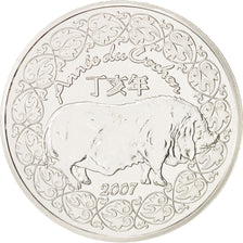 France, 1/4 Euro, 2007, MS(65-70), Silver, KM:1417