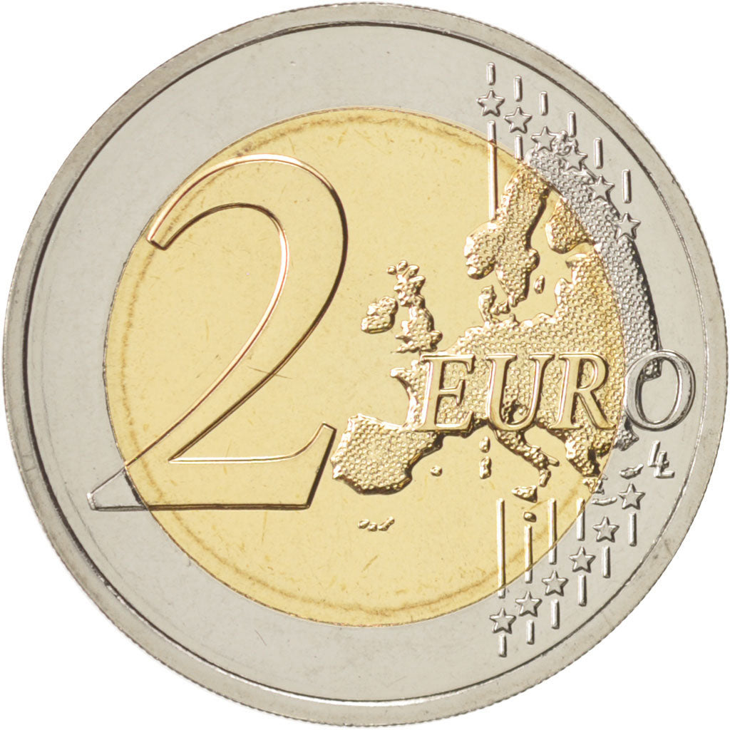 Monaco, 2 Euro, 2011, MS(65-70), Bi-Metallic, KM:196