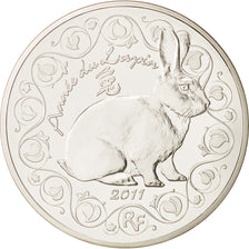 France, 5 Euro, 2011, MS(65-70), Silver, KM:1833