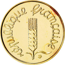 France, Épi, Centime, 2001, Paris, MS(65-70), Gold, KM:928a