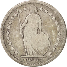 Switzerland, Franc, 1875, Bern, F(12-15), Silver, KM:24