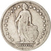 Switzerland, Franc, 1906, Bern, VF(30-35), Silver, KM:24