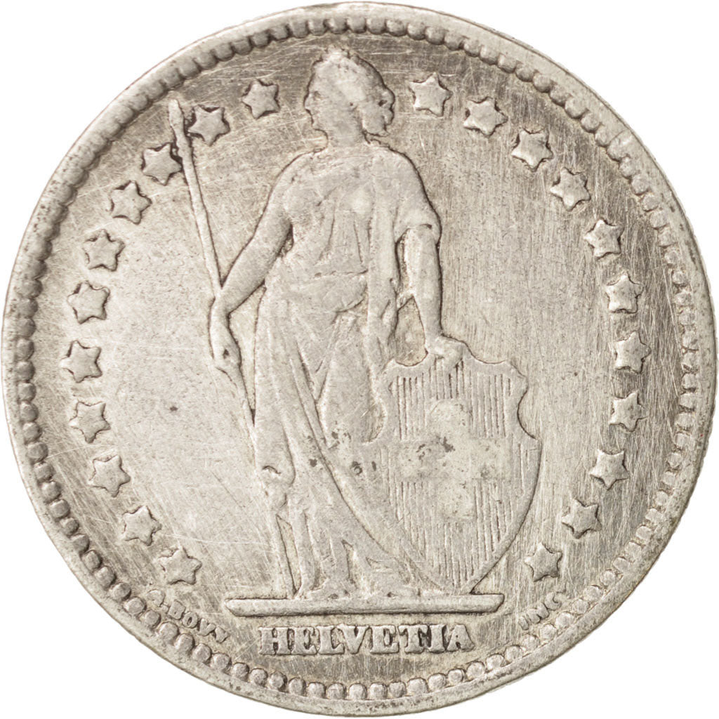 Coin, Switzerland, Franc, 1920, Bern, VF(20-25), Silver, KM:24