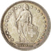 Moneda, Suiza, Franc, 1920, Bern, MBC+, Plata, KM:24