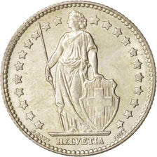 Switzerland, Franc, 1961, Bern, AU(55-58), Silver, KM:24