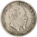 Italy, Vittorio Emanuele II, 20 Centesimi, 1863, Milan, VF(20-25), Silver
