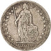 Switzerland, Franc, 1912, Bern, VF(30-35), Silver, KM:24