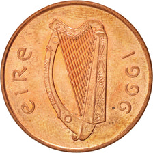 IRELAND REPUBLIC, 2 Pence, 1996, AU(55-58), Copper Plated Steel, KM:21a