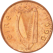 Monnaie, IRELAND REPUBLIC, Penny, 1996, SUP, Copper Plated Steel, KM:20a