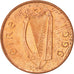 Moneta, REPUBLIKA IRLANDII, Penny, 1996, AU(55-58), Miedź platerowana stalą