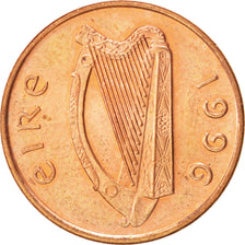 Coin, IRELAND REPUBLIC, Penny, 1996, AU(55-58), Copper Plated Steel, KM:20a