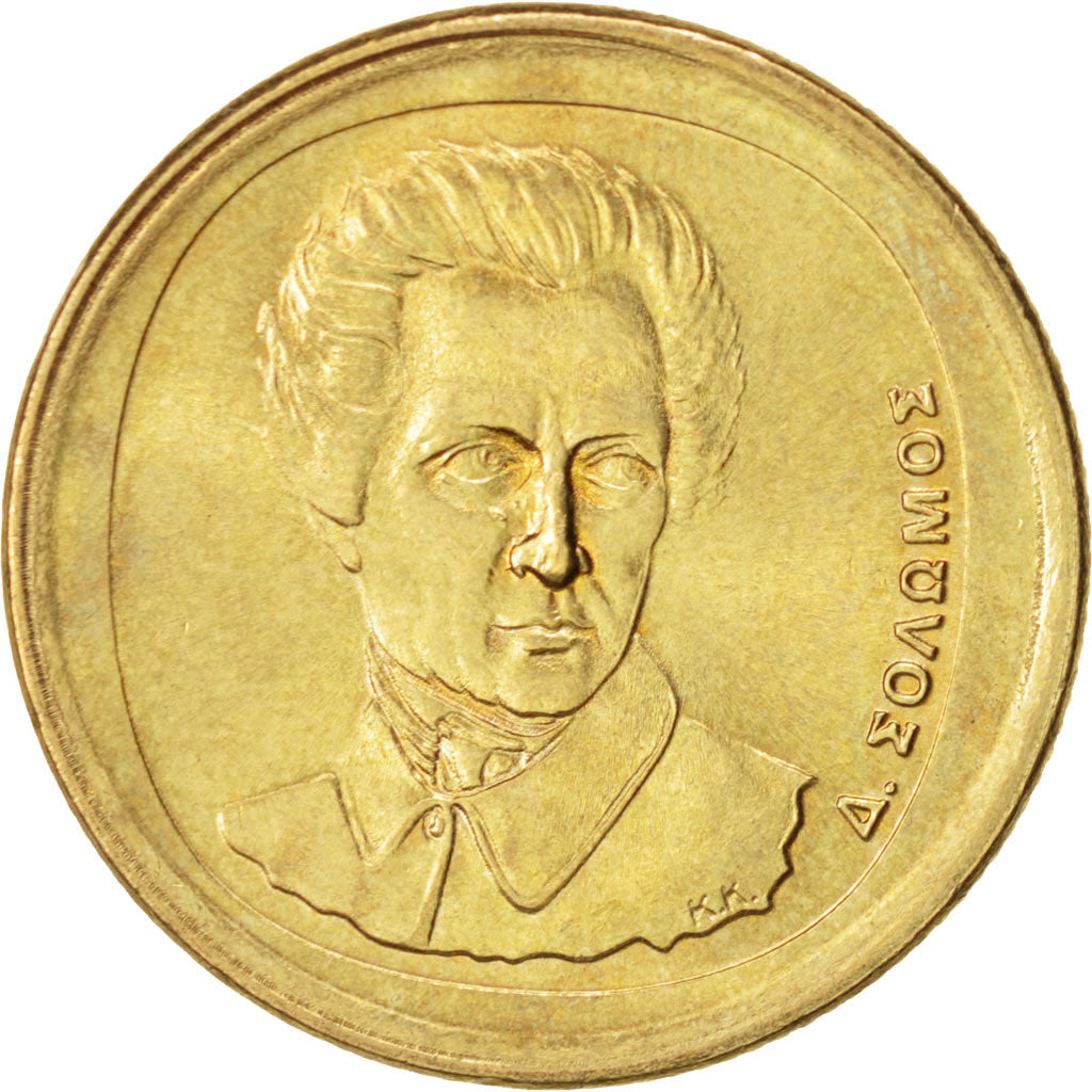 Münze, Griechenland, 20 Drachmes, 1998, UNZ, Aluminum-Bronze, KM:154