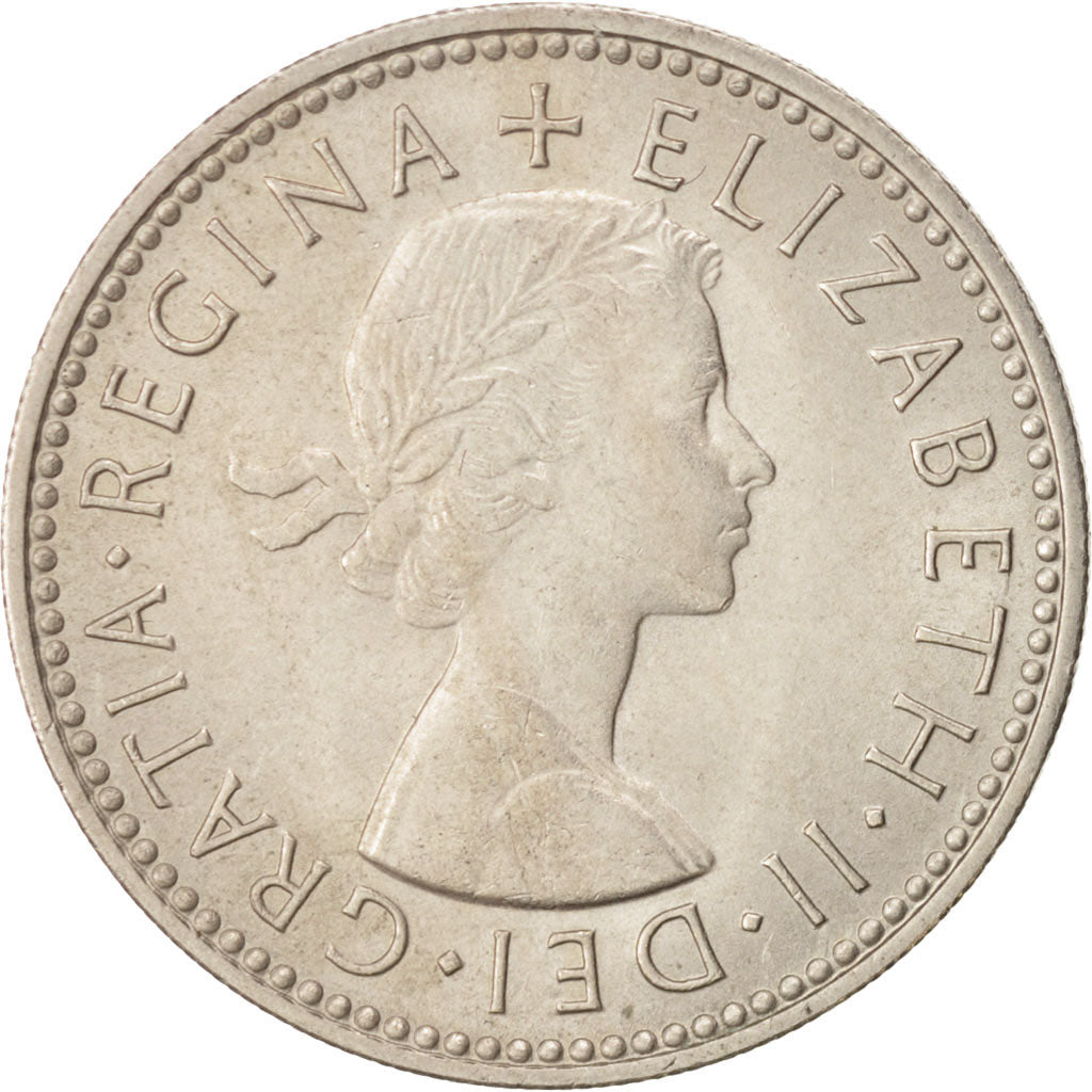Coin, Great Britain, Elizabeth II, Shilling, 1966, MS(63), Copper-nickel, KM:904