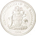 Bahamas, Elizabeth II, 2 Dollars, 1974, Franklin Mint, U.S.A., AU(55-58)