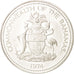 Bahamas, Elizabeth II, 2 Dollars, 1974, Franklin Mint, U.S.A., AU(55-58)