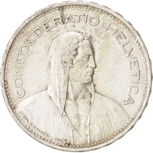 Coin, Switzerland, 5 Francs, 1939, Bern, AU(50-53), Silver, KM:40