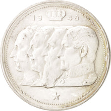 Moneta, Belgia, 100 Francs, 100 Frank, 1948, AU(50-53), Srebro, KM:139.1