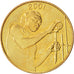 West African States, 25 Francs, 2001, Paris, AU(55-58), Aluminum-Bronze, KM:9