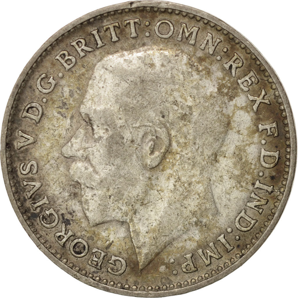 Moneta, Gran Bretagna, George V, 3 Pence, 1926, BB, Argento, KM:813a