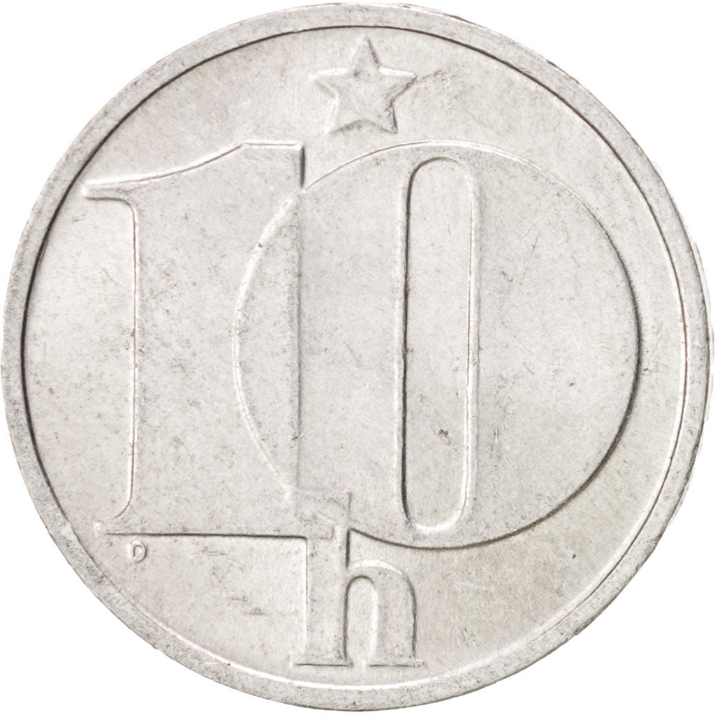 Coin, Czechoslovakia, 10 Haleru, 1978, MS(63), Aluminum, KM:80
