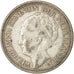 Moneta, Paesi Bassi, Wilhelmina I, 25 Cents, 1939, BB+, Argento, KM:164