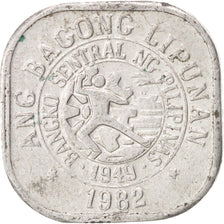 Moneda, Perú, 50 Centimos, 1982, Lima, MBC, Latón, KM:295