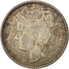 Munten, Nederland, Wilhelmina I, 25 Cents, 1906, ZF, Zilver, KM:120.2