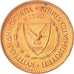 Coin, Cyprus, 5 Mils, 1980, MS(63), Bronze, KM:39