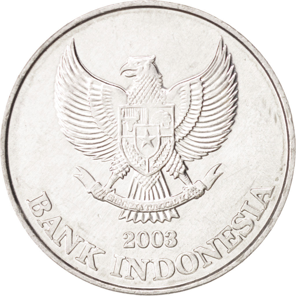 Coin, Indonesia, 200 Rupiah, 2003, Perum Peruri, MS(60-62), Aluminum, KM:66