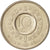 Moneda, Noruega, Olav V, 10 Kroner, 1985, SC, Níquel - latón, KM:427