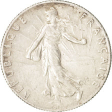 Moneda, Francia, Semeuse, 50 Centimes, 1915, Paris, MBC+, Plata, KM:854