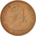 Coin, East Caribbean States, Elizabeth II, 2 Cents, 1965, VF(30-35), Bronze