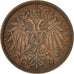 Österreich, Franz Joseph I, 2 Heller, 1897, SS+, Bronze, KM:2801