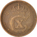 Danemark, Christian X, 5 Öre, 1916, Copenhagen, TTB, Bronze, KM:814.1