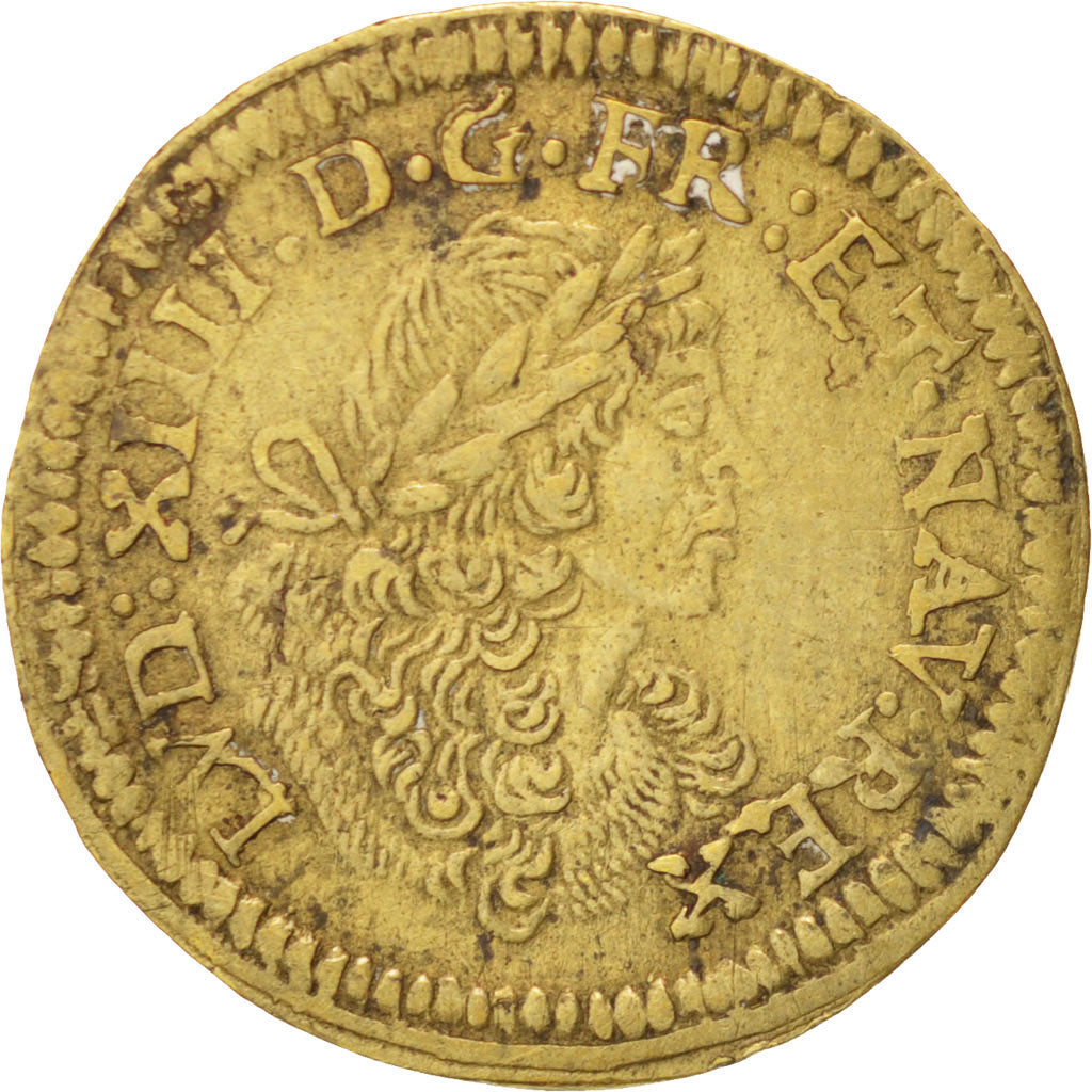 France, Token, Louis XIV, XVIIIth Century, AU(50-53), Brass, 18